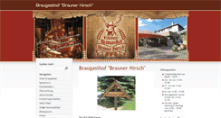Desktop Screenshot of braunerhirsch-sophienhof.de